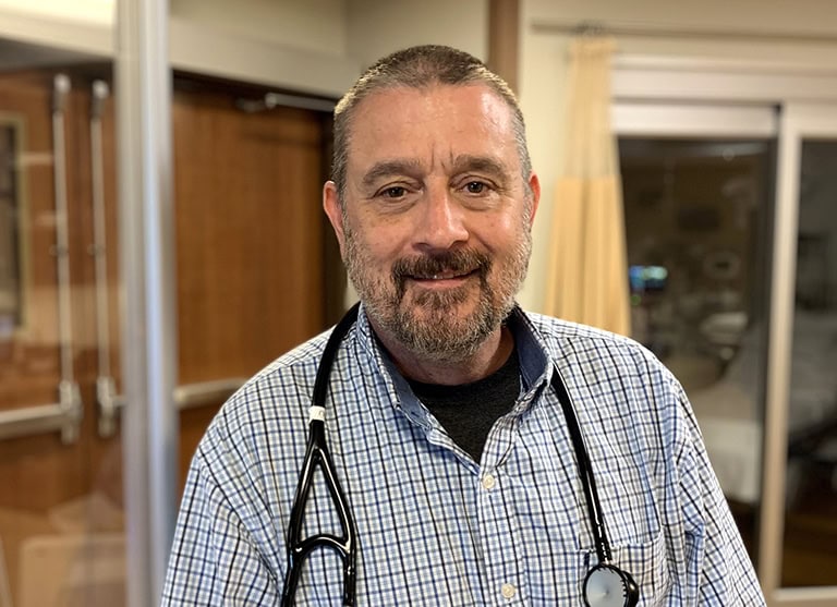 Dr. Olson, one of our physicians in our Emergency Department at Guttenberg Municipal Hospital & Clinics