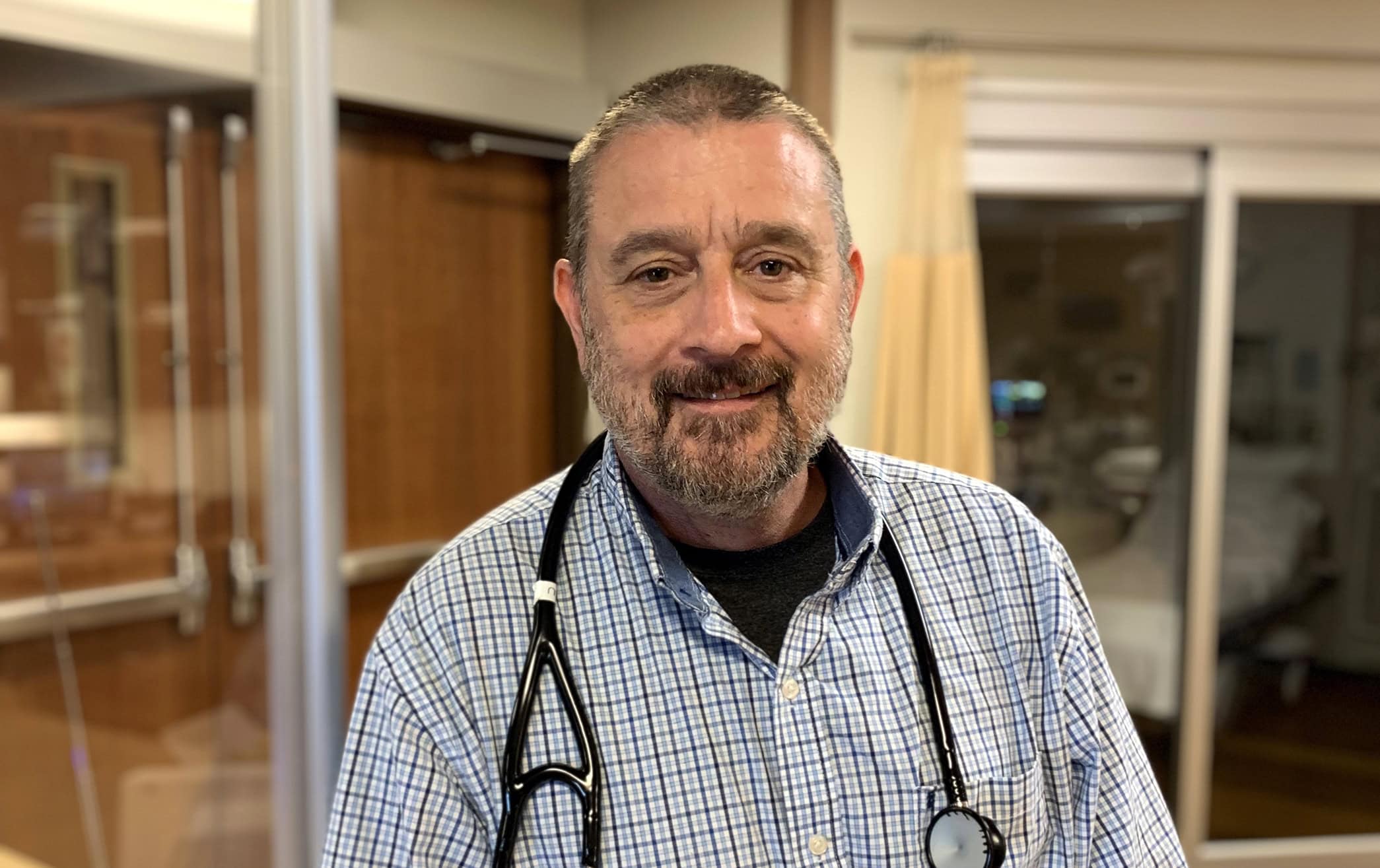 Doctor in GMHC Emergency Room