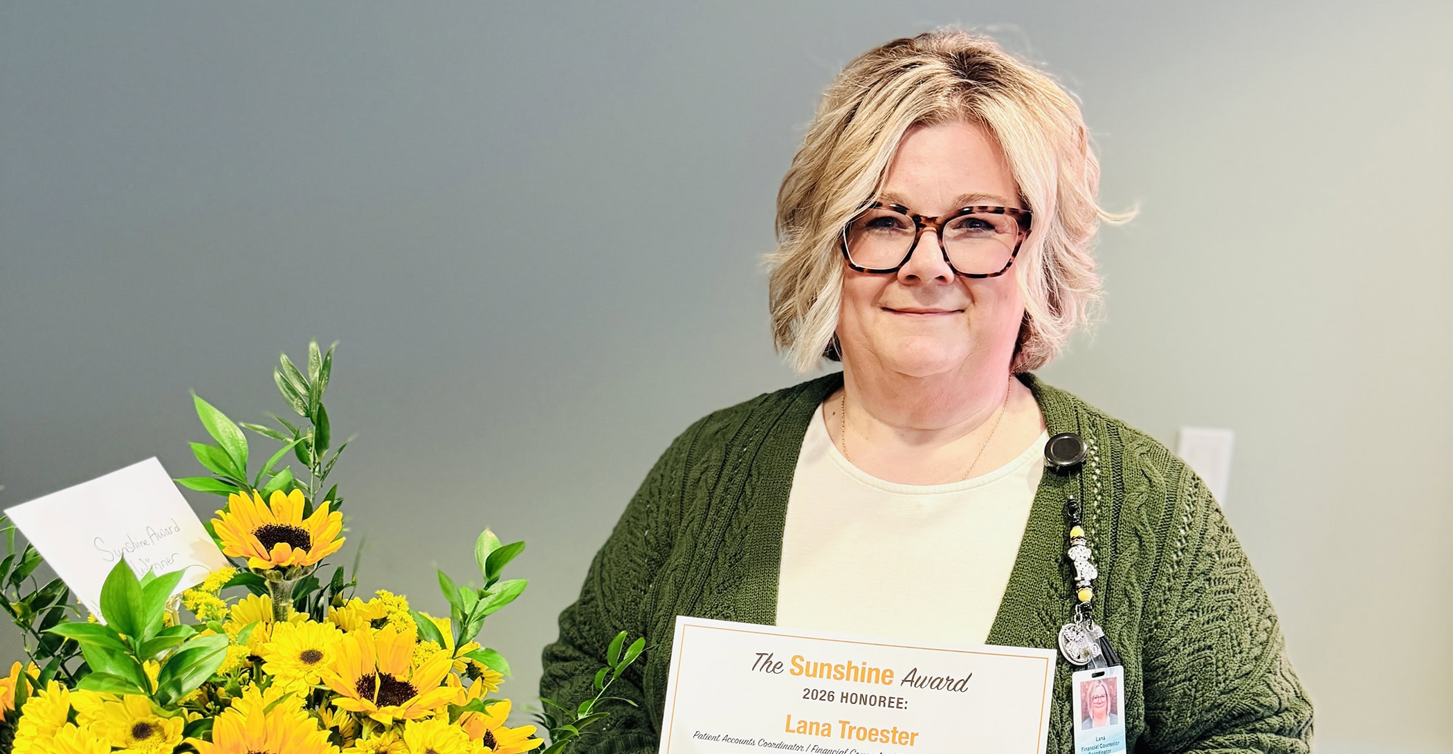 Guttenberg Municipal Hospital & Clinics Announces First-Ever Sunshine Award Honoree